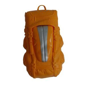 Barbie Camping Fun Mountain Hiking Backpack Orange With Basket Fashion Doll